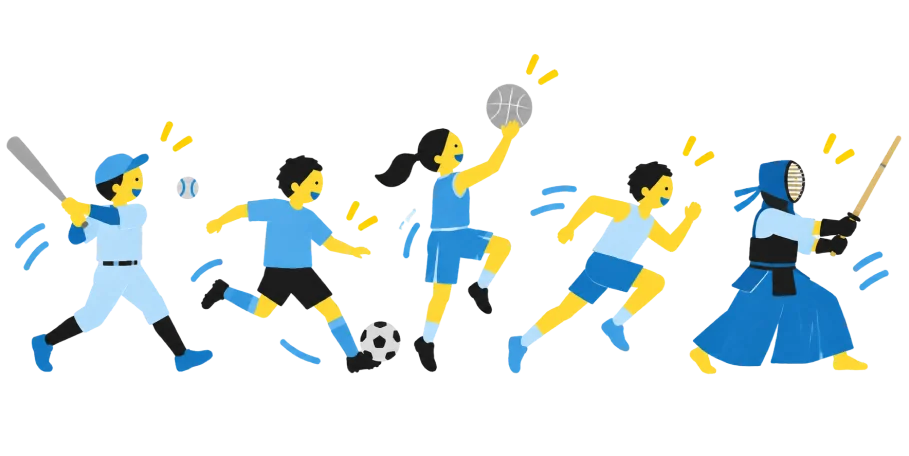 生涯スポーツのイメージイラスト